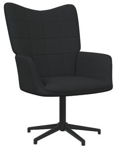 Relaxační židle Waleed - textil | černá