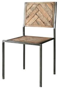 Jídelní židle PARQUET přírodní akácie/šedá