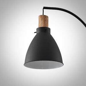 Lindby - Trebale Stojací Lampa Black/Light WoodLindby - Lampemesteren