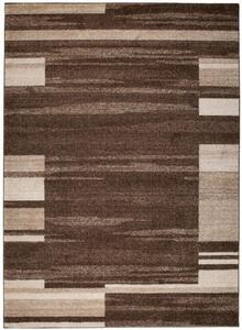 Kusový koberec Pruhy tmavě hnědý S 120x170cm