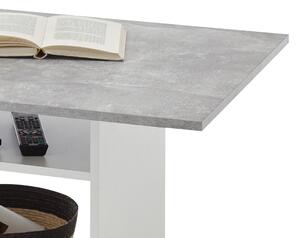 Konferenční stolek AZUR bílá/beton