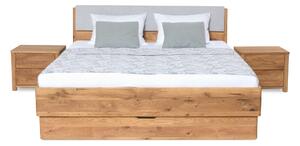 Dubová masivní postel Monte 180 x200cm (výběr více velikostí)