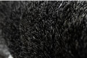 Luxusní kusový koberec shaggy Pasy šedý 160x220cm