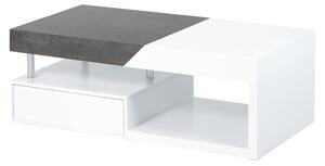 Konferenční stolek TARAGONA bílá/šedá