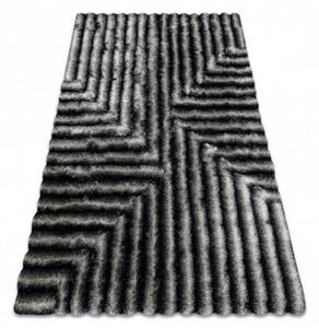 Luxusní kusový koberec shaggy Jansen šedý 80x150cm