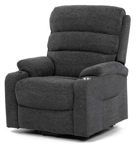 Polohovací křeslo šedé, elektrické TV-S8348 GREY2