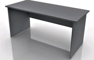 Psací stůl Lift, šedý/hnědý