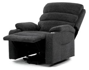 Polohovací křeslo šedé, elektrické TV-S8348 GREY2