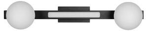 Nástěnné svítidlo Magnet1, 2x bílé skleněné stínítko + 1x LED 13W, b