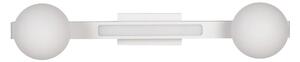 Nástěnné svítidlo Magnet1, 2x bílé skleněné stínítko + 1x LED 13W, w