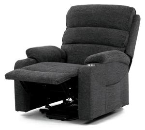 Polohovací křeslo šedé, elektrické TV-S8348 GREY2