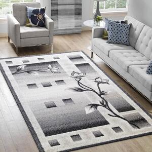 Stylový koberec do obývacího pokoje s motivem květin Šířka: 240 cm | Délka: 330 cm