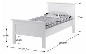 Jednolůžková postel 90 cm Phung 77801. 794507