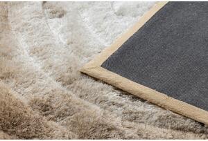 Luxusní kusový koberec shaggy Flimo béžový 120x160cm