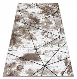 Kusový koberec Polygons hnědý 240x330cm