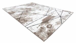 Kusový koberec Polygons hnědý 80x150cm