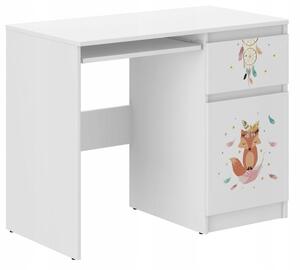 Dětský psací stůl s rozkošnou liškou 77x50x96 cm