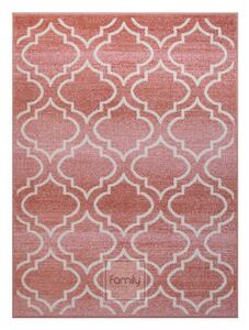 Originální starorůžový koberec ve skandinávském stylu Šířka: 160 cm | Délka: 220 cm