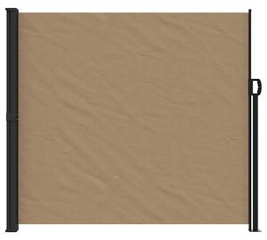 Zatahovací boční markýza taupe 180 x 500 cm
