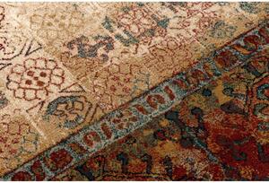 Vlněný kusový koberec Pamuka krémovo vínový 100x150cm