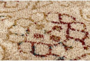 Vlněný kusový koberec Pamuka krémovo vínový 170x235cm