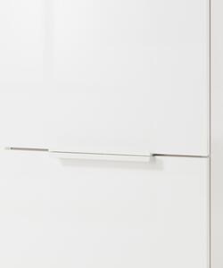Vysoká koupelnová skříň GAVERA bílá/beton