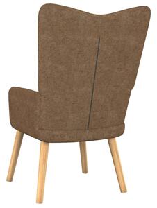 Relaxační křeslo Gllover se stoličkou - textil | taupe