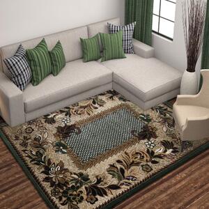 Stylový koberec v zelené barvě Šířka: 120 cm | Délka: 170 cm