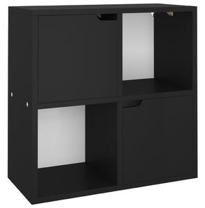 Knihovna Dazzy - 60x27,5x59,5 cm | černá