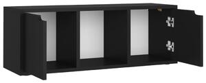TV skříňka Dazzy - 88,5x27,5x30,5 cm | černá