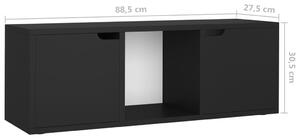 TV skříňka Dazzy - 88,5x27,5x30,5 cm | černá