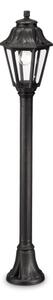 Exteriérové ​​stojanové svítidlo Ideal lux 101514 ANNA PT1 NERO 1xE27 60W IP44