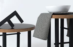 Nordic Design Černý odkládací stolek Nardo 40 cm