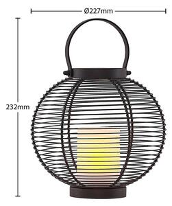 Lindby - Mairuna Solární Článek Lampa LED Ø22,7 Black - Lampemesteren
