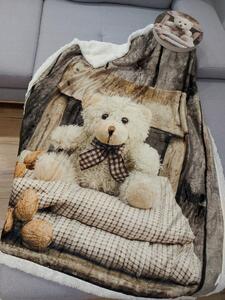 Hřejivá dětská deka z příjemného materiálu 130 x 160 cm