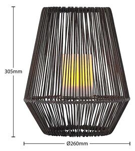 Lindby - Kaati Solární Článek Lampa LED Ø26 BlackLindby - Lampemesteren