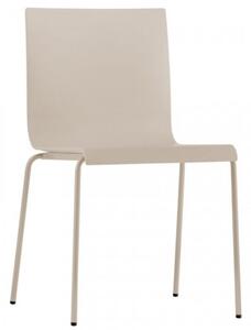 Pedrali Béžová plastová jídelní židle Kuadra XL 2403