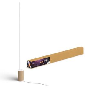Philips HUE White and color ambiance 8719514433526 Signe stojanové svítidlo LED 1,4m 29W/2550lm bílá, imitácia dreva, bluetooth