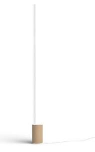 Philips HUE White and color ambiance 8719514433526 Signe stojanové svítidlo LED 1,4m 29W/2550lm bílá, imitácia dreva, bluetooth