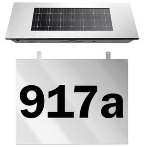 LED solární domovní číslo transparentní 105370