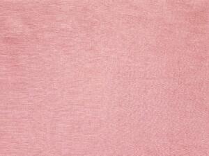 Snový svět VZOREK - Růžová malinová lněná látka měkčená - 245 cm