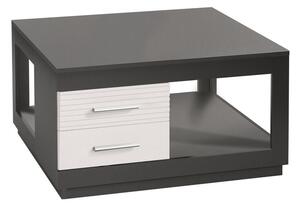 Konferenční stolek Kolibri, šedý/bílý