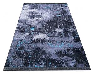 Vícebarevný koberec se stříbrno-modrým motivem Šířka: 160 cm | Délka: 230 cm