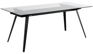Scandi Skleněný jídelní stůl Mayland 180 cm