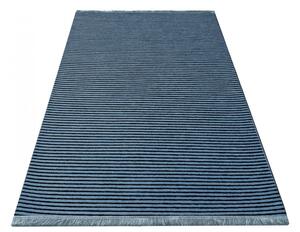Modrý protiskluzový koberec vhodný do předsíně Šířka: 80 cm | Délka: 150 cm