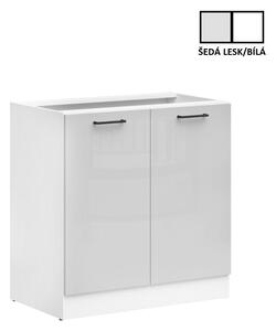 Junona Line Tafla skříňka BBL D2D/80/82, bílá/světle šedý lesk
