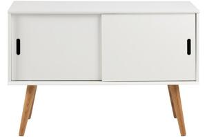 Scandi Bílá skříňka Marika 100 x 38 cm