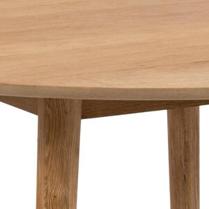 Scandi Přírodní dubový jídelní stůl Nagy 120 cm