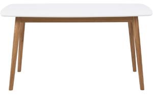 Scandi Bílý dubový jídelní stůl Nagy 150 cm