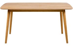Scandi Přírodní dubový jídelní stůl Nagy 150 x 80 cm